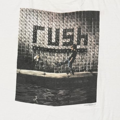 RUSH 1991 ROLL THE BONES WHITE FITS XL 0630