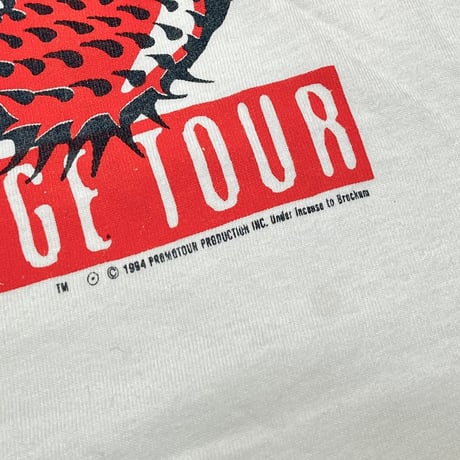 ROLLING STONES VOODOO 1994 MULTI FLAGS WHITE FITS LARGE 3116
