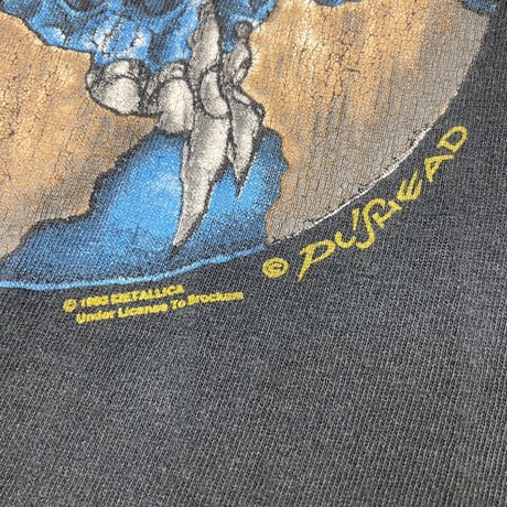 METALLICA 1993 PUSHEAD ARM PRINTED METALLICA LARGE 9607