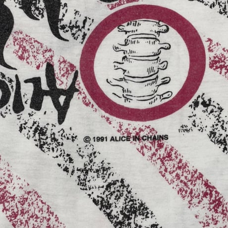 ALICE IN CHAINS 1991 ALAN FORBES OVP WHITE EURO XL 5286