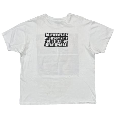 THE BEATLES 90s MEMBER WHITE HANES XL 8506