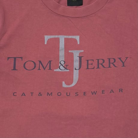 OLD&VINTAGE TOM & JERRY CALVIN KLEIN PARODY FADED PURPLE MEDIUM 4147