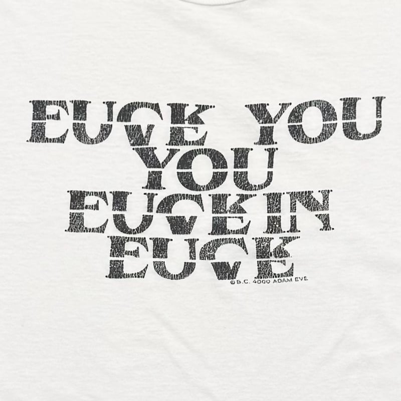 greatLAnd fuck love shirt / new vintage HANES L