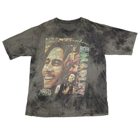 BOB MARLEY RAP TEE WHO THE CAP FIT TEE FIT LIKE XL 6941