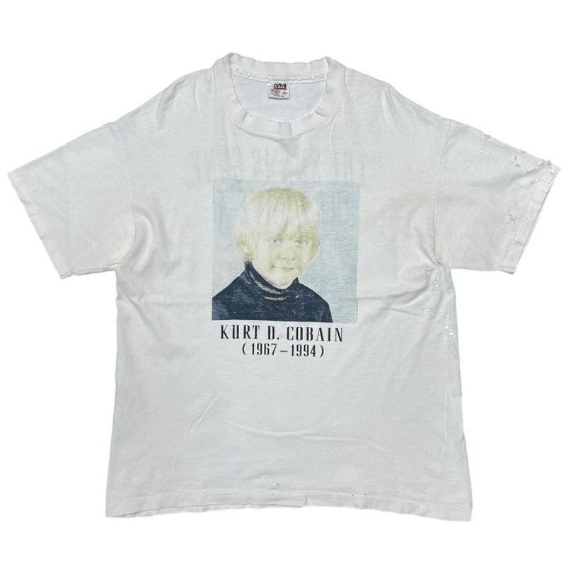 NIRVANA KURT COBAIN MEMORIAL CHILD WHITE anvil
