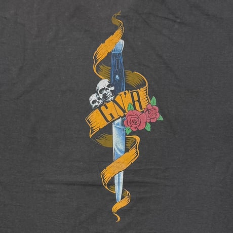GUNS N' ROSES SKULL HEART GUN G N'R FITS XL 1300