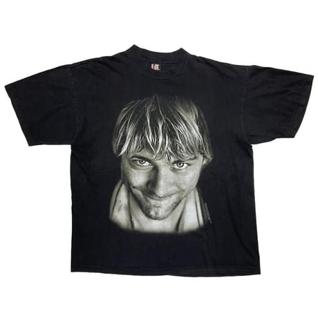 NIRVANA 1998 KURT COBAIN MEMORIAL FACE BLACK GIANT XL 2033