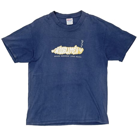 SUBLIME JOINT LOGO SKUNK RECORDS NAVY Hanes LARGE 6955