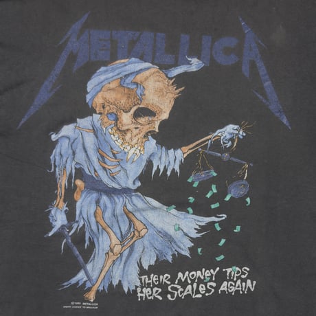 METALLICA PUSHEAD 1989 DORIS EURO FITS LARGE 0771