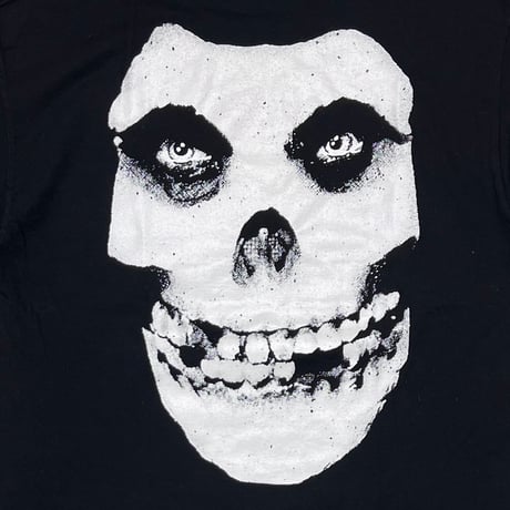 MISFITS 2001 SKULL GREEN TEXT GLOW IN THE DARK TENNESSEE RIVER XL 4678