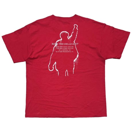 RAGE AGAINST THE MACHINE ROCK THE BELLS 2007 RED GIANT FITS XL 7263