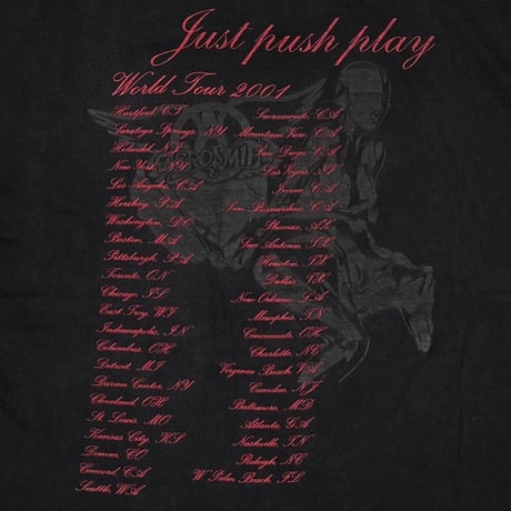AEROSMITH SORAYAMA Just push play World Tour 2001 giant LARGE 4396