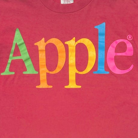 Apple MULTI COLOR BIG LOGO ONEITA RED LARGE 4217