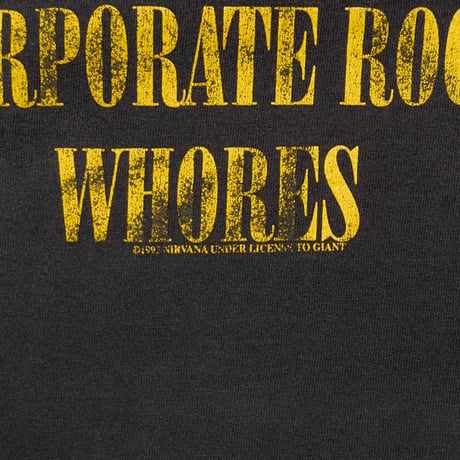 NIRVANA 1992 SMILE BACK COPYLIGHT FITS XL 2196