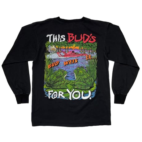 Budweiser FROGS 1996 BOAT THIS BUD'S FOR YOU LS GILDAN LARGE 0362