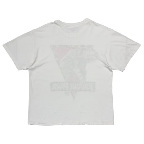 JURASSIC PARK 1993 VELOCIRAPTOR WHITE HANES LARGE 0954