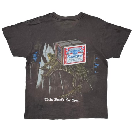 Budweiser 1996 FROGS & CROCODILE FADED BLACK LARGE 5219