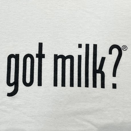 OLD&VINTAGE got milk ? WHITE LARGE 3240