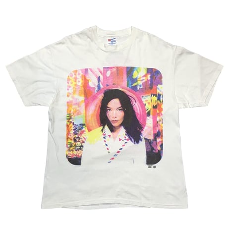 BJORK 1995 POST BACKSTAGE PASS WHITE HANES XL