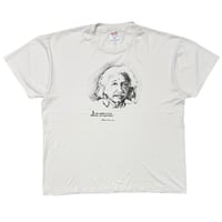 ALBERT EINSTEIN IN THE MIDDLE OF EVERY DIFFICULTY LIES OPPORTUNITY WHITE HANES XL 8255