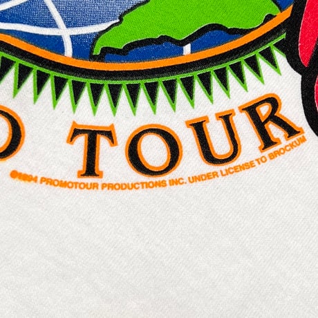 THE ROLLING STONES 1994-95 VOODOO LOUNGE WORLD TOUR WHITE BROCKUM LARGE 1587