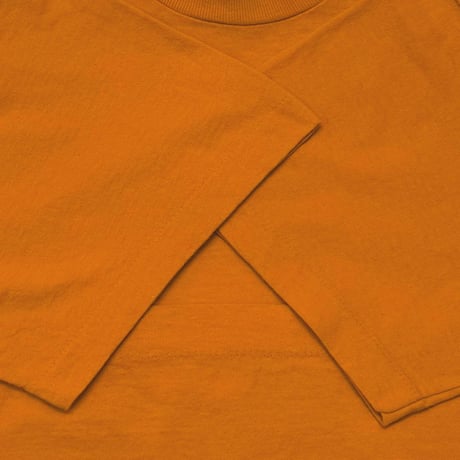 OLD&VINTAGE ONE LOGO TEE ORANGE FRUIT OF THE LOOM LARGE 8873