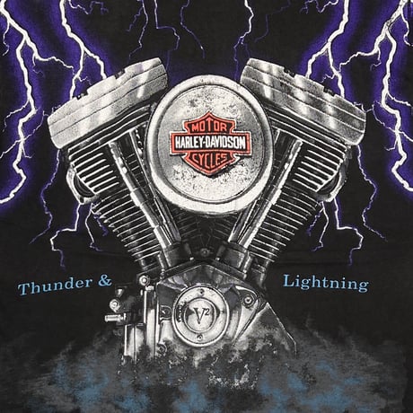 HARLEY DAVIDSON Thunder & Lightning OVP LARGE 2154