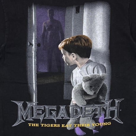 MEGADETH 1994 THE TIGERS EAT THEIR YOUNG GIANT by TULTEX LARGE 7746