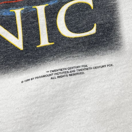 TITANIC 1998 MOVIE PROMO WHITE XL 9040