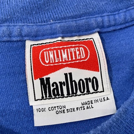 Marlboro UNLIMITED COYOTE POCKET TEE BLUE FITS L-XL 9