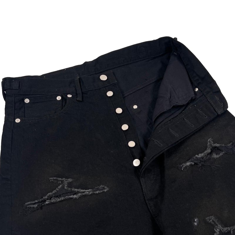 greatLAnd ORIGINAL LOGAN BLACK DENIM PANT DESTR