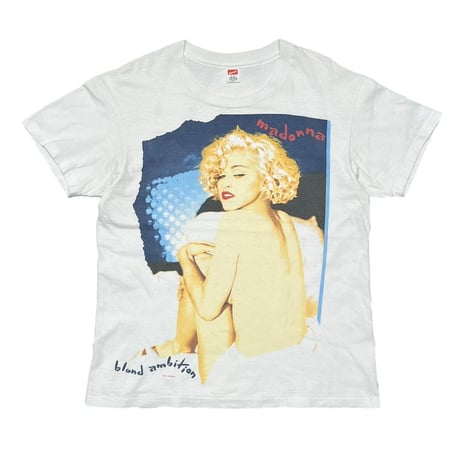 MADONNA 1990 BLOND AMBITION TOUR BACK STYLE HANES LARGE 5070