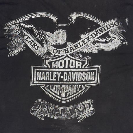 HARLEY DAVIDSON MONOCHROME EAGLE ENGLAND 94 YEARS OF HARLEY XL 0780