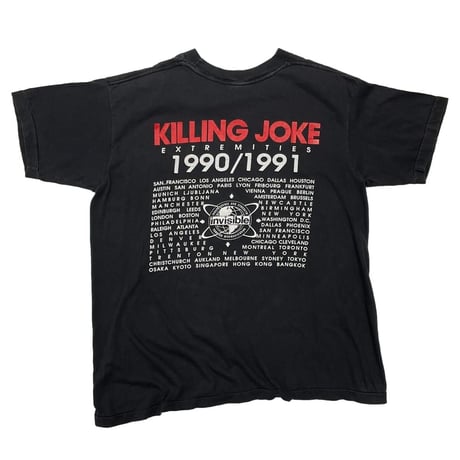 KILLING JOKE EXTREMITIES WORLD TOUR 1990-1991 FITS XL 6255