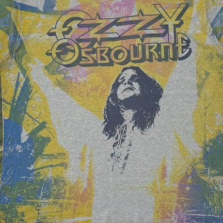 OZZY OSBOURNE OVP DOUBLE SIDE ASH GREY HANES XL 3200