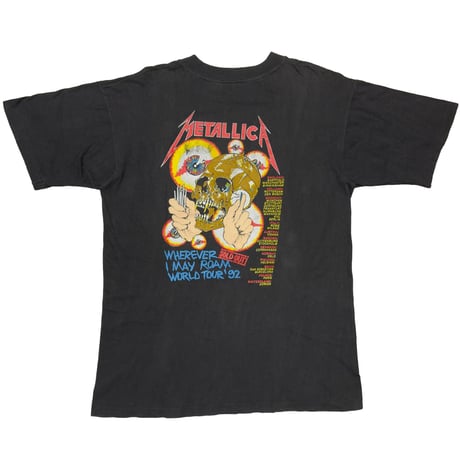 METALLICA WHEREVER I MAY ROAM WORLD TOUR BOOTLEG FITS L-XL 0141
