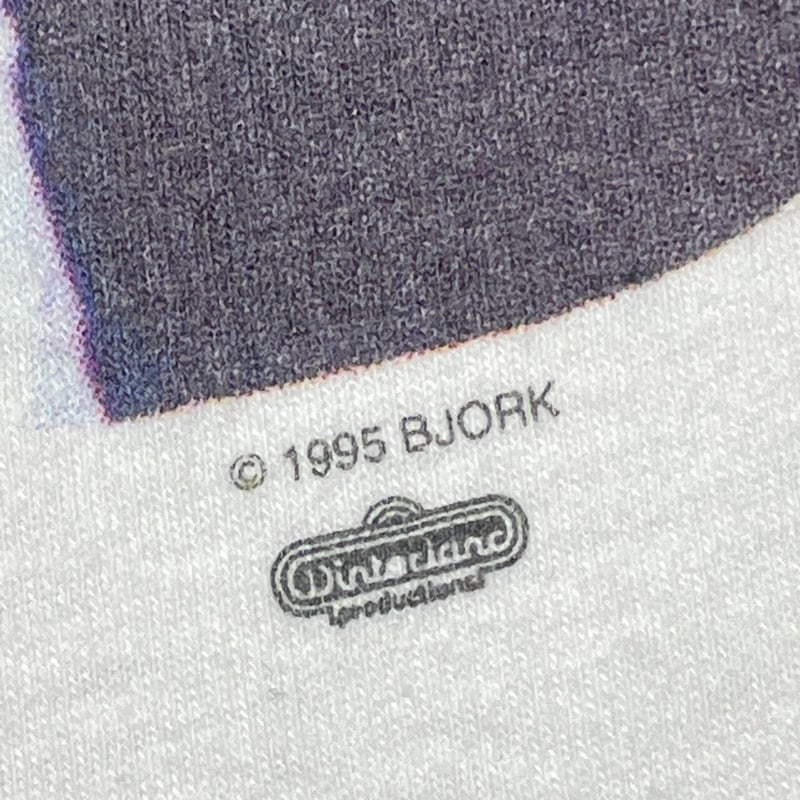 Bjork 1995 POST TEE WHITE WINTERLAND LARGE 3671