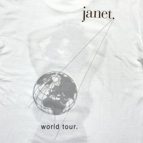 JANET JACKSON 1993 WORLD TOUR WHITE BG LARGE 7961