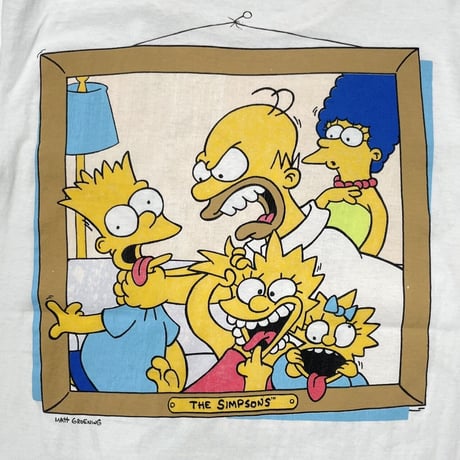 THE SIMPSONS SAY CHEESE... DOUBLE SIDE PRINT FITS LARGE 0845
