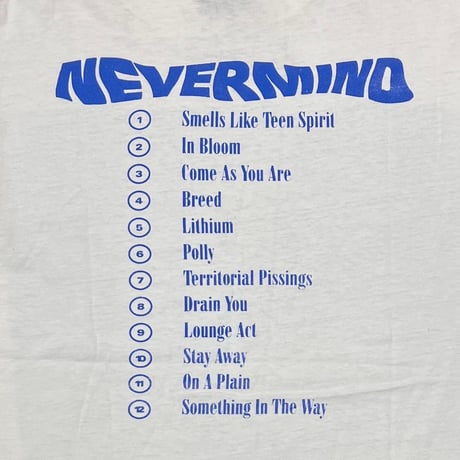 NIRVANA NEVERMIND GIANT BY TULTEX MEDIUM 4632