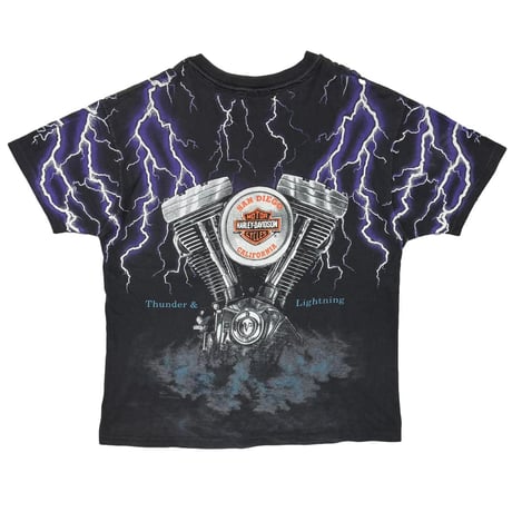 HARLEY DAVIDSON	THUNDER & LIGHTNING BLACK XL 0001