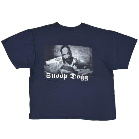 SNOOP DOGG LINK PHOTO PRINT NAVY JERZEES XXL 5151