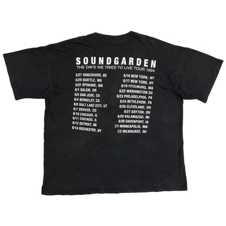 SOUNDGARDEN SUPERUNKNOWN THE DAYS WE TRIED TO LIVE TOUR 1994 BROCKUM XXL 3282