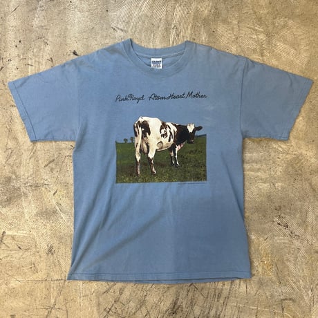PINK FLOYD 2005 ATOM HEART MOTHER SLATE BLUE GILDAN LARGE 9149