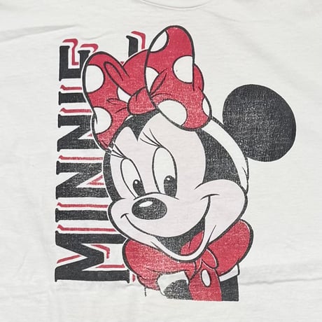 DISNEY VINTAGE MINNIE MOUSE WHITE ONEITA XL 9911