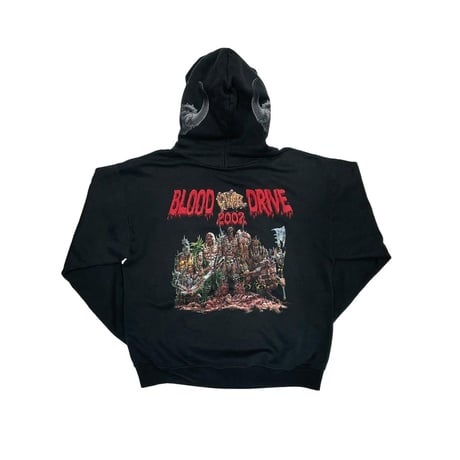 GWAR BLOOD DRIVE 2002 HOODIE FITS LARGE 1111