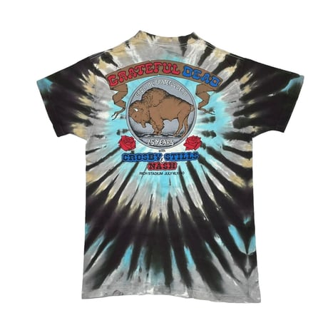 GRATEFUL DEAD 1990 BUFFALO DEAD TIE DYE TEE FITS MEDIUM 3087