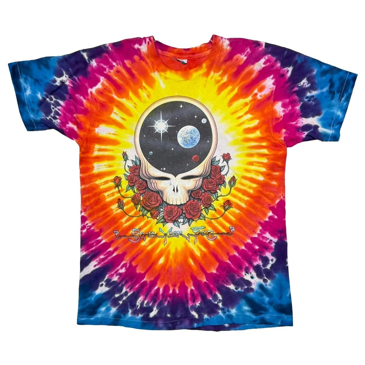 DIE IN CRIES 超レア　1992年　長袖 GRATEFUL DEAD 1992 SKULL & GALAZXY TIE DYE LIQU
