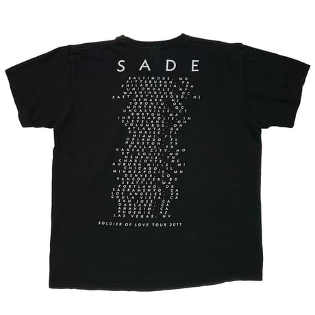SADE SOLDIER OF LOVE TOUR 2011 BLACK MEDIUM 6335
