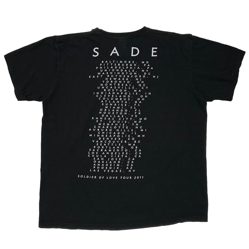 SADE SOLDIER OF LOVE TOUR 2011 BLACK MEDIUM 633